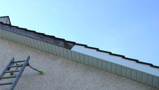 Habillage planche de rive Belgique